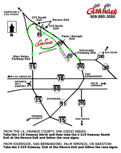 Glen Helen MMR map